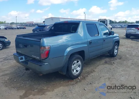 2006 Honda Ridgeline Rt from USA, damaged, VIN 2HJYK16246H573558
